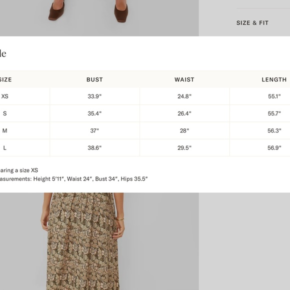 Tuckernuck Floral Maxi Dress in Brown and Cream - Picture 12 of 12